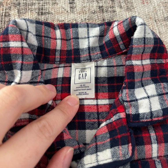 Gap Plaid Pajamas - Picture 2 of 2
